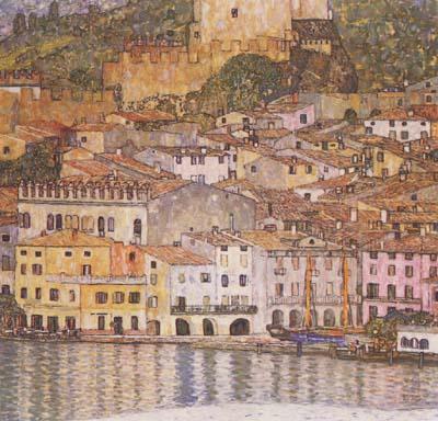 Gustav Klimt Malcesine on Lake Garda (mk20) oil painting picture